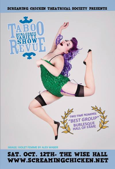 Taboo Revue Burlesque Variety Show - Halloweird: Taboo Revue @ WISE Hall Oct 12 2013 - May 6th @ WISE Hall