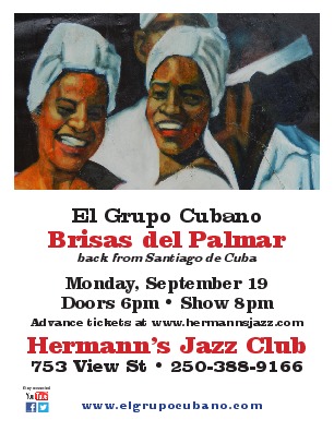 El Grupo Cubano: Brisas del Palmar @ Hermann's Jazz Club Sep 19 2016 - Jun 4th @ Hermann's Jazz Club
