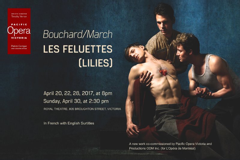 Les Feluettes (Lilies) @ Royal Theatre Apr 30 2017 - Jun 15th @ Royal Theatre
