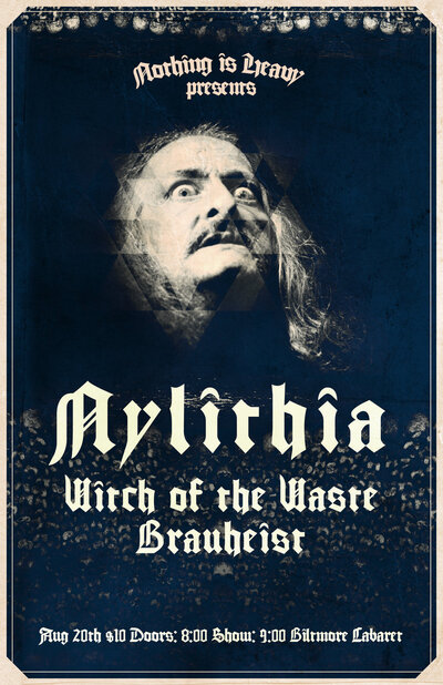 Nylithia, Witch Of The Waste, Brauheist  @ The Biltmore Cabaret Aug 20 2012 - May 6th @ The Biltmore Cabaret