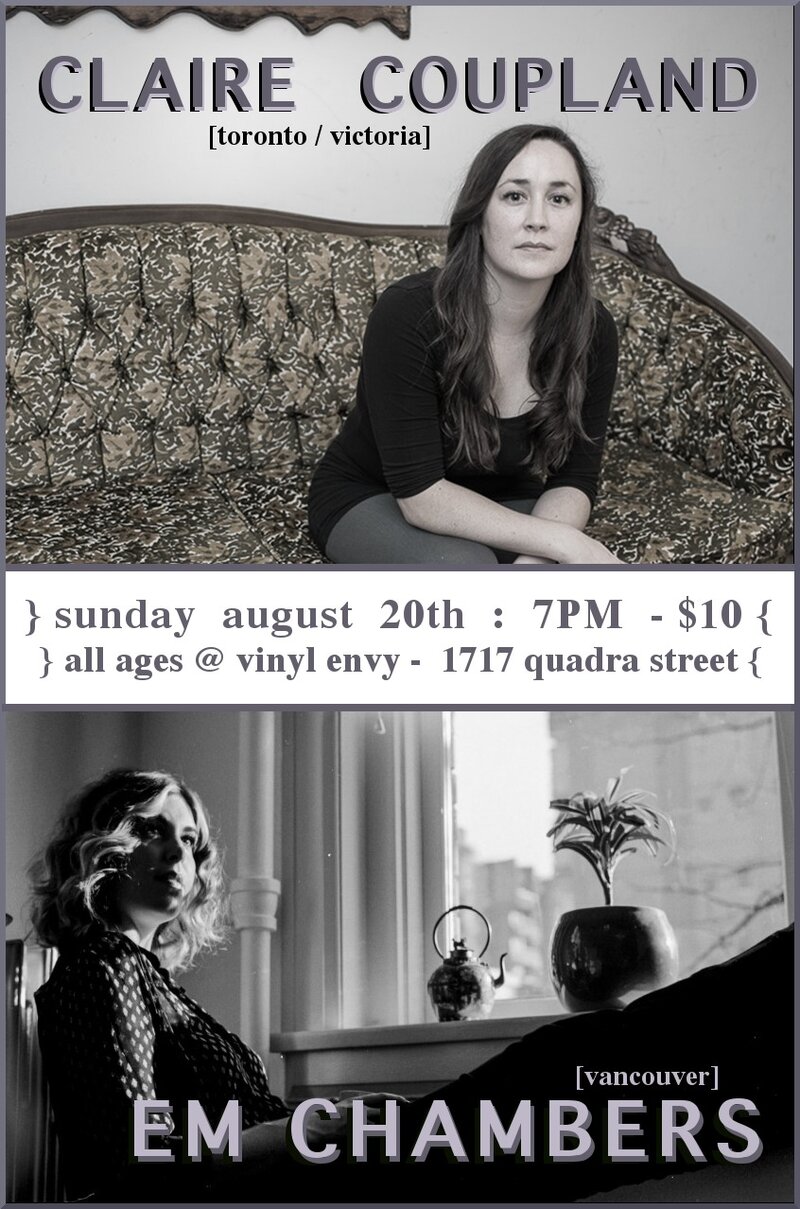 Em Chambers, Claire Coupland  @ Vinyl Envy Aug 20 2017 - Jun 4th @ Vinyl Envy