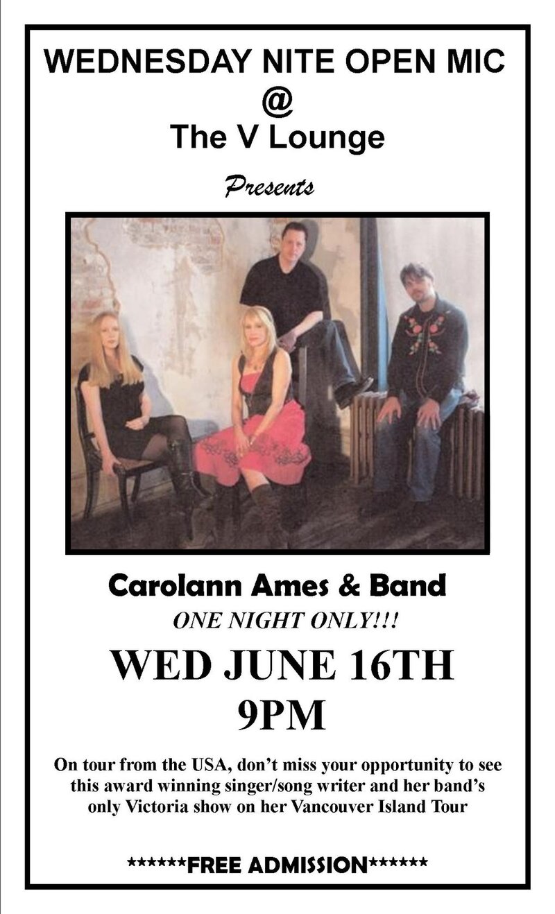 Carolann Ames & Band @ V-lounge Jun 16 2010 - Jun 9th @ V-lounge