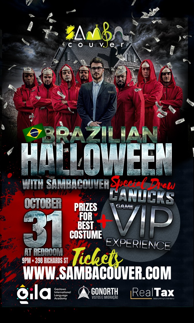 Brazilian Halloween with Sambacouver @ The Red Room Oct 31 2019 - Jun 15th @ The Red Room