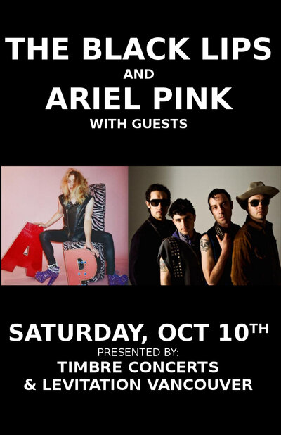 The Black Lips, Ariel Pink @ Rickshaw Theatre Oct 10 2015 - May 8th @ Rickshaw Theatre