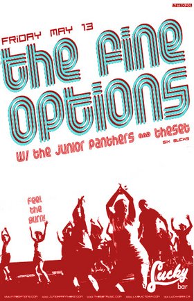 The Fine Options, Junior Pantherz, theset @ Lucky Bar May 13 2005 - May 8th @ Lucky Bar