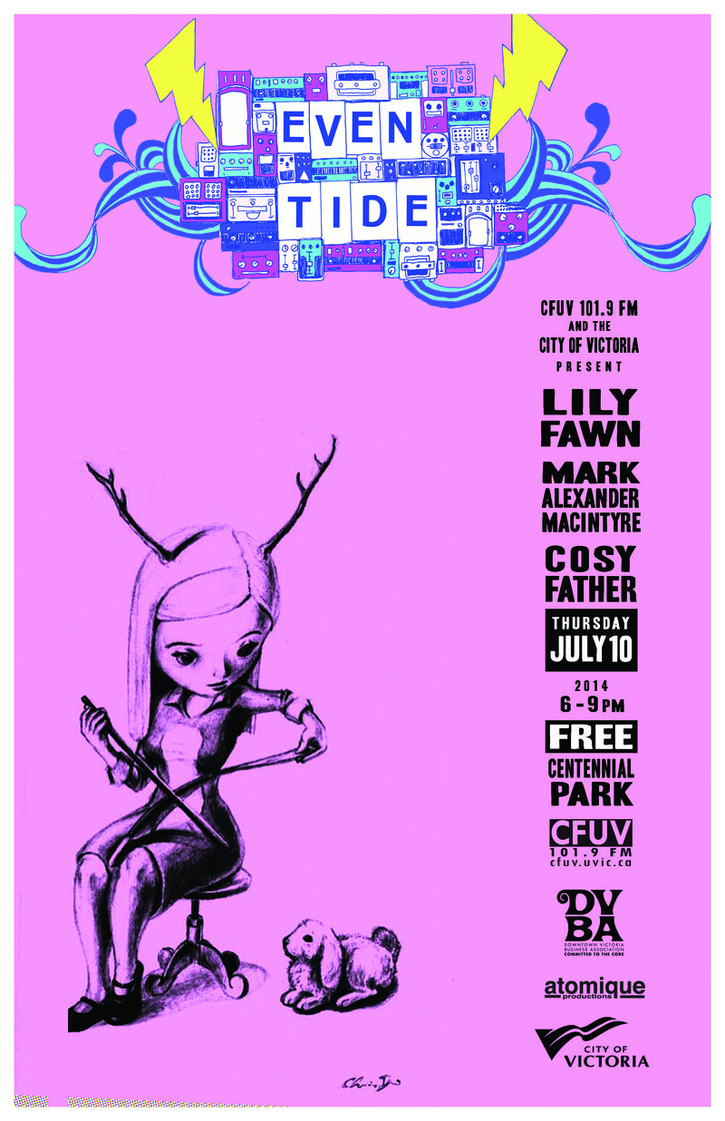 Eventide Music Series:: Lily Fawn, Mark Alexander McIntyre, Cosy Father @ Centennial Square Jul 10 2014 - May 9th @ Centennial Square