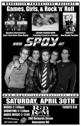 SPOY, Lingerie Show, TWINCITY, Game Show Mania @ The Red Room Apr 30 2005 - May 8th @ The Red Room