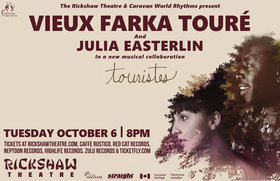 Vieux Farka Toure, Julia Easterlin @ Rickshaw Theatre Oct 6 2015 - May 7th @ Rickshaw Theatre