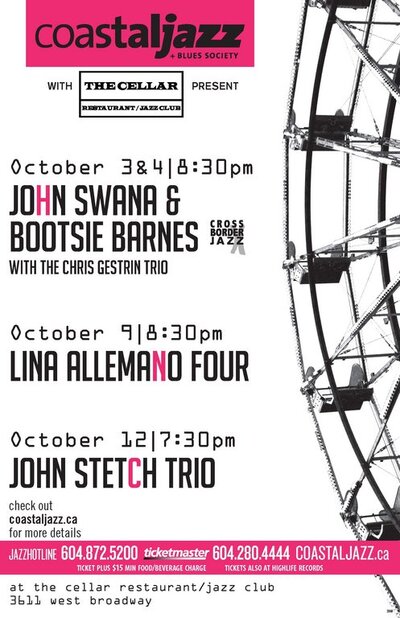 John Stetch Trio @ The Cellar Restaurant/Jazz Club Oct 12 2008 - May 7th @ The Cellar Restaurant/Jazz Club