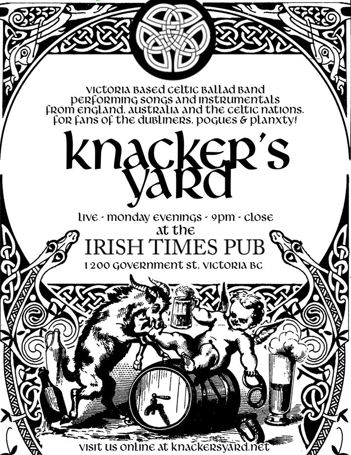 Knacker's Yard @ Irish Times Pub Sep 25 2017 - Jun 4th @ Irish Times Pub