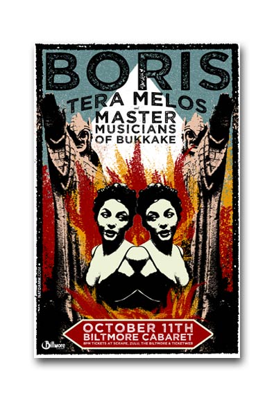 Boris, Tera Melos, Master Musicians of Bukkake @ The Biltmore Cabaret Oct 11 2011 - May 7th @ The Biltmore Cabaret