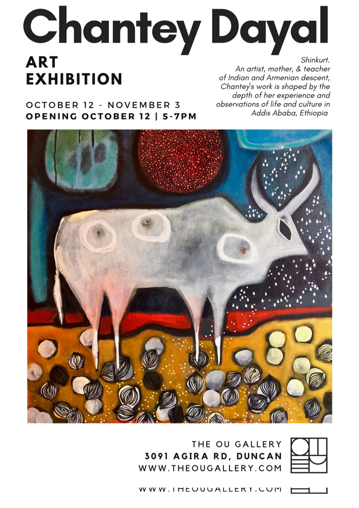Art Opening: Shinkurt - Paintings by: Chantey Dayal @ The Ou Gallery Oct 12 2018 - Jun 5th @ The Ou Gallery