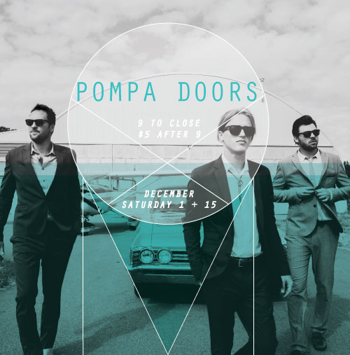 The Pompadoors @ Canoe Brewpub Dec 1 2012 - Jun 10th @ Canoe Brewpub