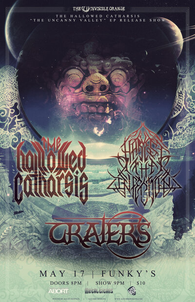The Hallowed Catharsis EP Release: The Hallowed Catharsis, Harvest The Infection, Craters,  (Terrifier will not play) @ Funky Winker Beans May 17 2014 - May 7th @ Funky Winker Beans