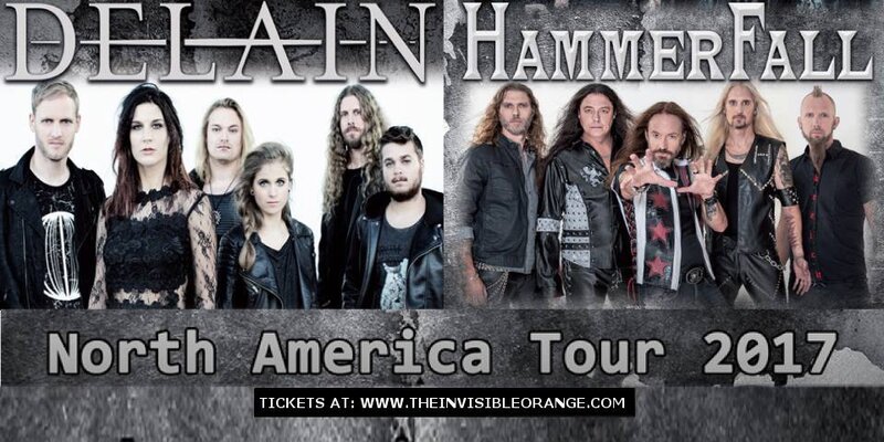 Delain, Hammerfall, West of Hell, Iron Kingdom @ Rickshaw Theatre May 5 2017 - May 6th @ Rickshaw Theatre