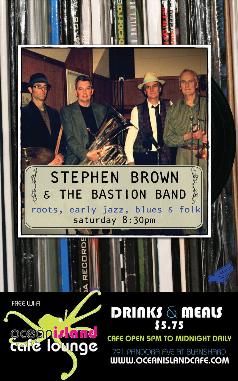 Stephen Brown and the Bastion Band: Stephen Brown and the Bastion Band @ Ocean Island Lounge Dec 10 2011 - Jun 9th @ Ocean Island Lounge