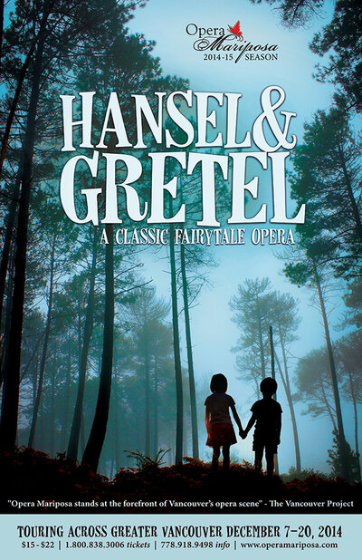 Hansel and Gretel - a fairy tale opera @ Marpole United Church Dec 20 2014 - May 16th @ Marpole United Church