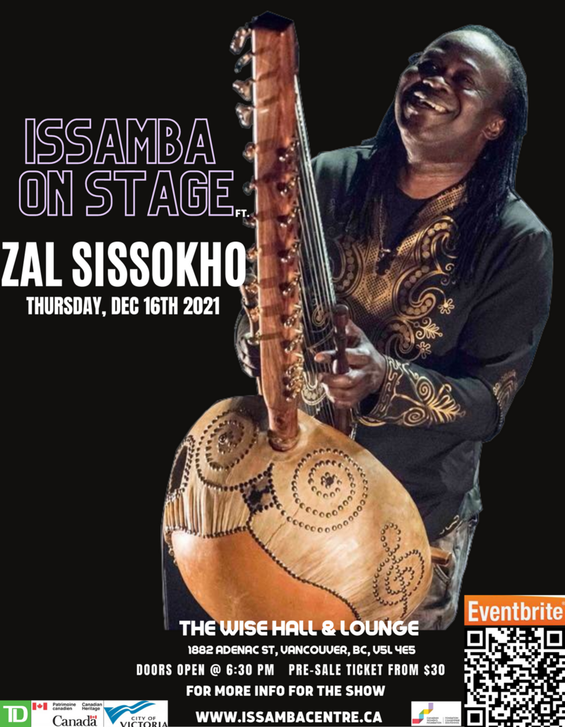 ZAL SISSOKHO - La Nuit de la Kora/Kora Night: Zal Sissokho @ WISE Hall Dec 16 2021 - May 6th @ WISE Hall