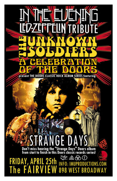 CLASSIC ROCK ALBUM SERIES presents: In The Evening  (Led Zeppelin Tribute), The Unknown Soldiers @ Fairview Pub Apr 25 2014 - May 7th @ Fairview Pub
