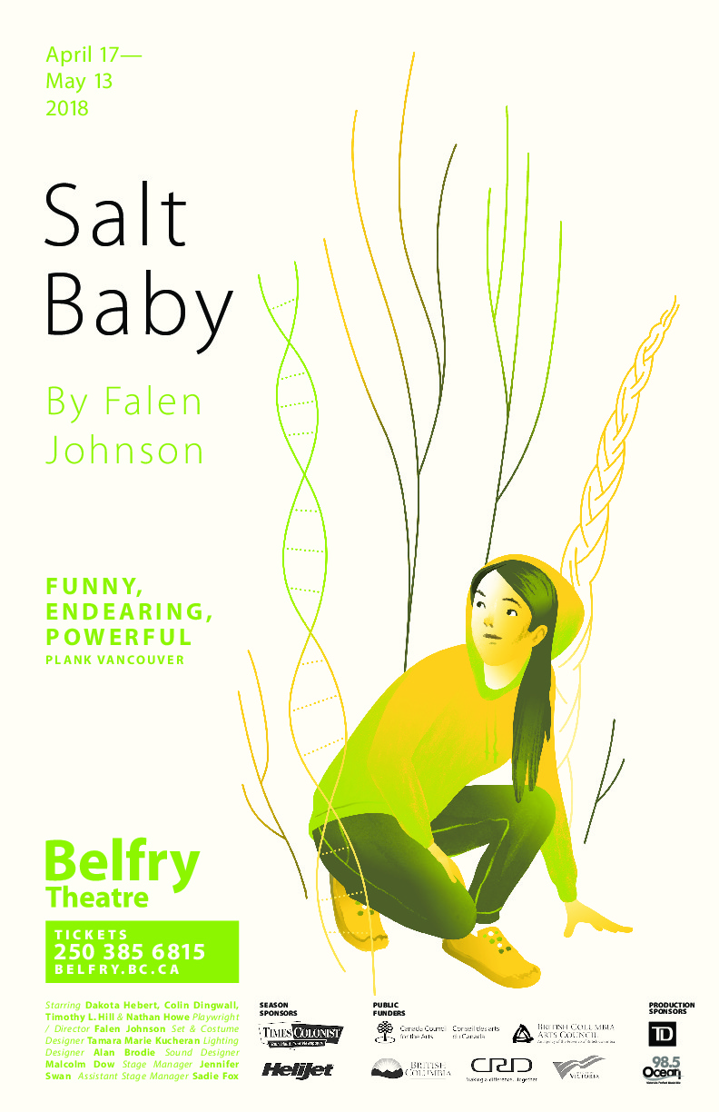 Salt Baby @ Belfry Theatre Apr 17 2018 - Jun 19th @ Belfry Theatre
