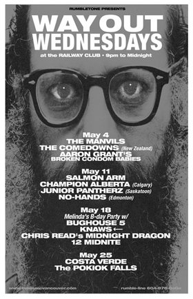 Way Out Wednesdays w/: Bughouse Five, Knaws, Midnight Dragon, 12 MIDNITE @ Railway Club May 18 2005 - May 6th @ Railway Club