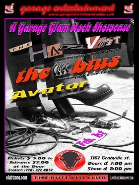 A GARAGE GLAM ROCK Showcase: The Harvest, the BTUs, avatar @ Buffalo Club - Feb 01, 2006