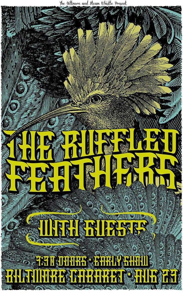 The Ruffled Feathers, Sarah Jickling and Her Good Bad Luck @ The Biltmore Cabaret Aug 23 2014 - May 7th @ The Biltmore Cabaret