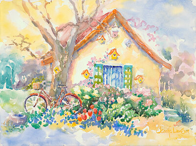 Watercolours: Jennifer Lawson @ Imagine That! Artisans' Designs Jul 30 2021 - May 6th @ Imagine That! Artisans' Designs