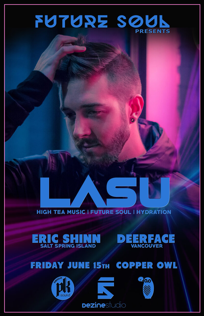 Future Soul presents: Lasu, Rich Nines, Deerface @ Copper Owl Jun 15 2018 - Jun 5th @ Copper Owl