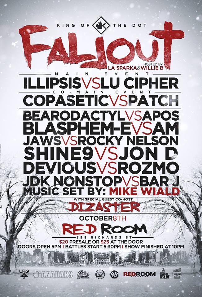 FallouT @ The Red Room Oct 8 2016 - Jun 23rd @ The Red Room