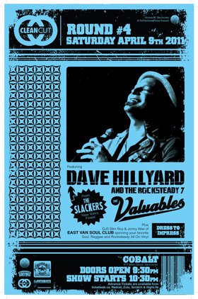 Long time Slackers side project comes to Canada's Westcoast for the 1st time! (VANCOUVER BC): David Hillyard & the Rocksteady 7, The Valuables @ The Cobalt Apr 9 2011 - May 6th @ The Cobalt