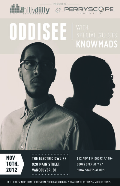 Oddisee, Olivier Daysoul, Animal Nation, DJ She @ Electric Owl - Nov 10, 2012