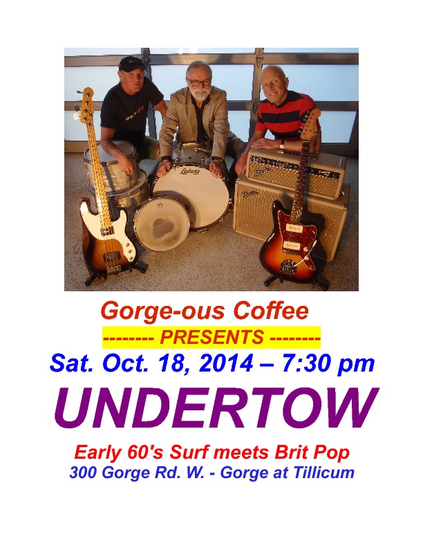 Undertow @ Gorge-ous Coffee Oct 18 2014 - Jun 4th @ Gorge-ous Coffee