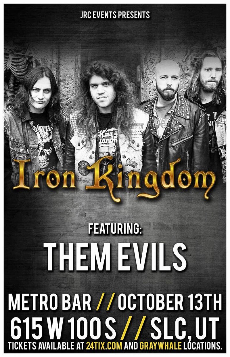 Iron Kingdom, ThemEvils, Toxicdose, Escher Case @ Metro Bar - Oct 13, 2016