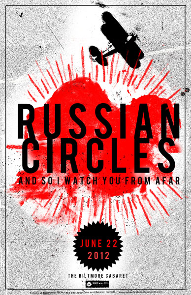 Russian Circles, And So I Watch You From Afar @ The Biltmore Cabaret Jun 22 2012 - May 13th @ The Biltmore Cabaret