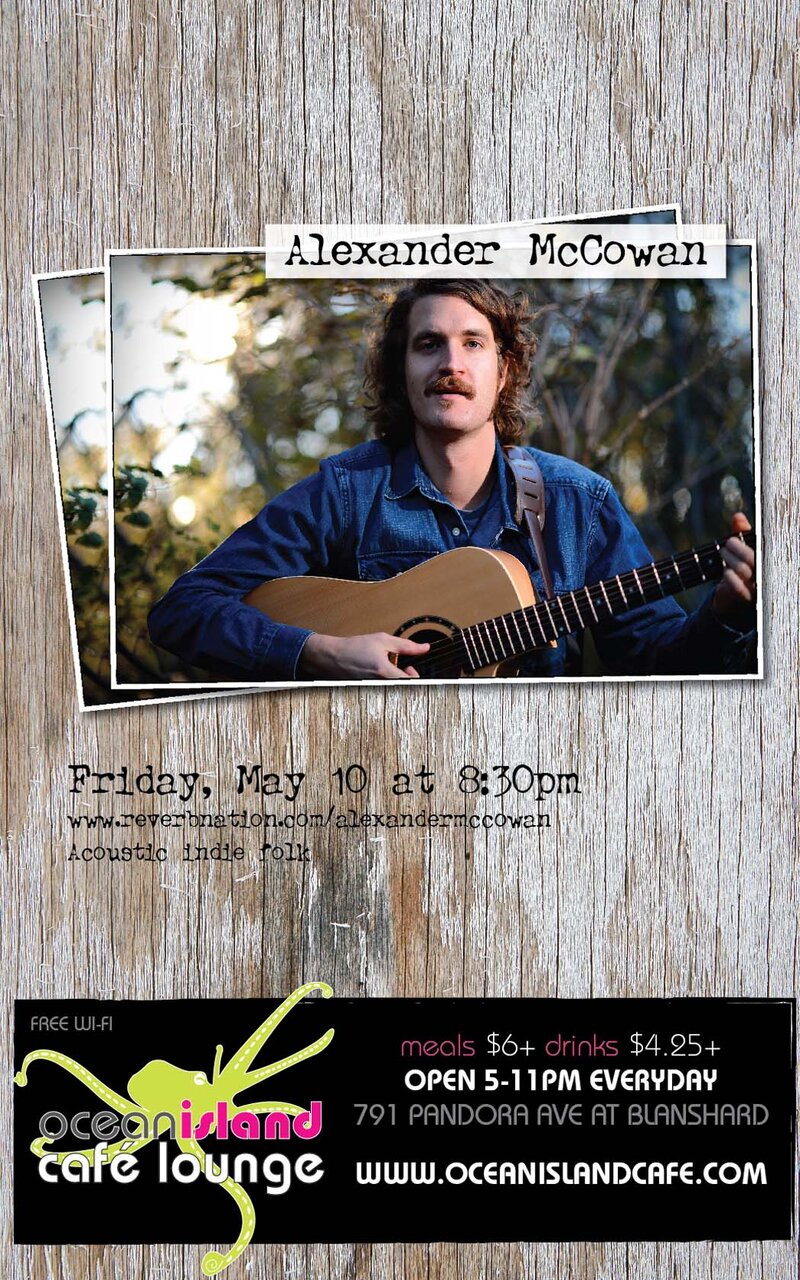 Alexander McCowan  @ Ocean Island Lounge May 10 2013 - Jun 10th @ Ocean Island Lounge