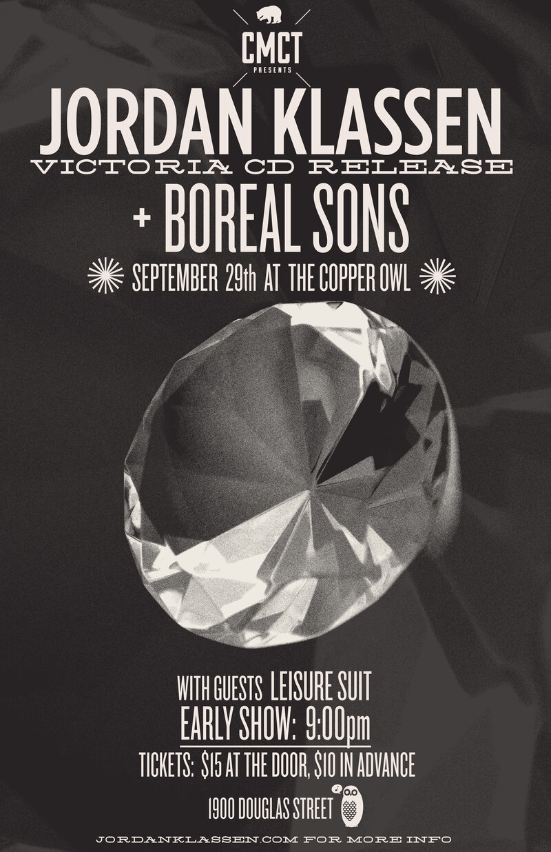 BOREAL SONS  , Jordan Klassen, Leisure Suit @ Copper Owl Sep 29 2013 - Jun 8th @ Copper Owl