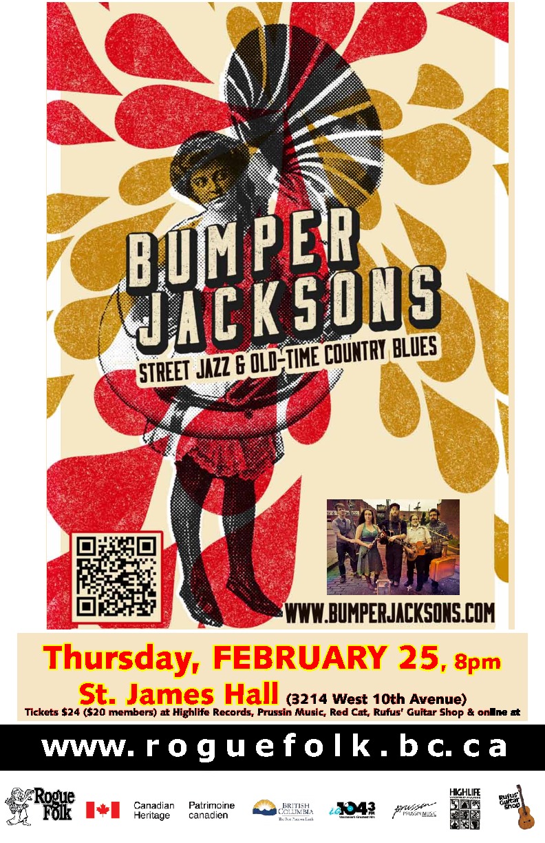 Bumper Jacksons @ St. James Community Hall - Feb 25, 2016