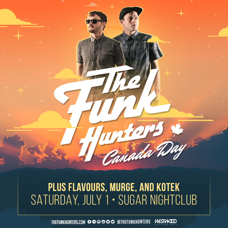 The Funk Hunters, Flavours, Murge, Kotek @ Capital Ballroom Jul 1 2017 - Jun 7th @ Capital Ballroom
