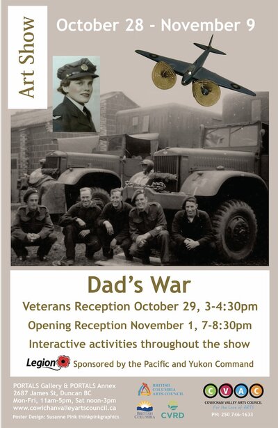 Art Show- Dad's War: Fran Benton @ PORTALS Annex Nov 5 2019 - May 11th @ PORTALS Annex
