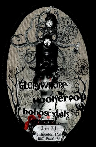 Glorywhore, Hooker Pop, Hobosexuals @ Princeton Pub Jan 7 2010 - May 6th @ Princeton Pub