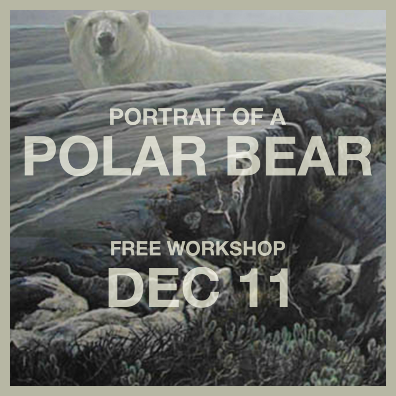Portrait of a Polar Bear:Nature Sketch Workshop - May 6th @ Online