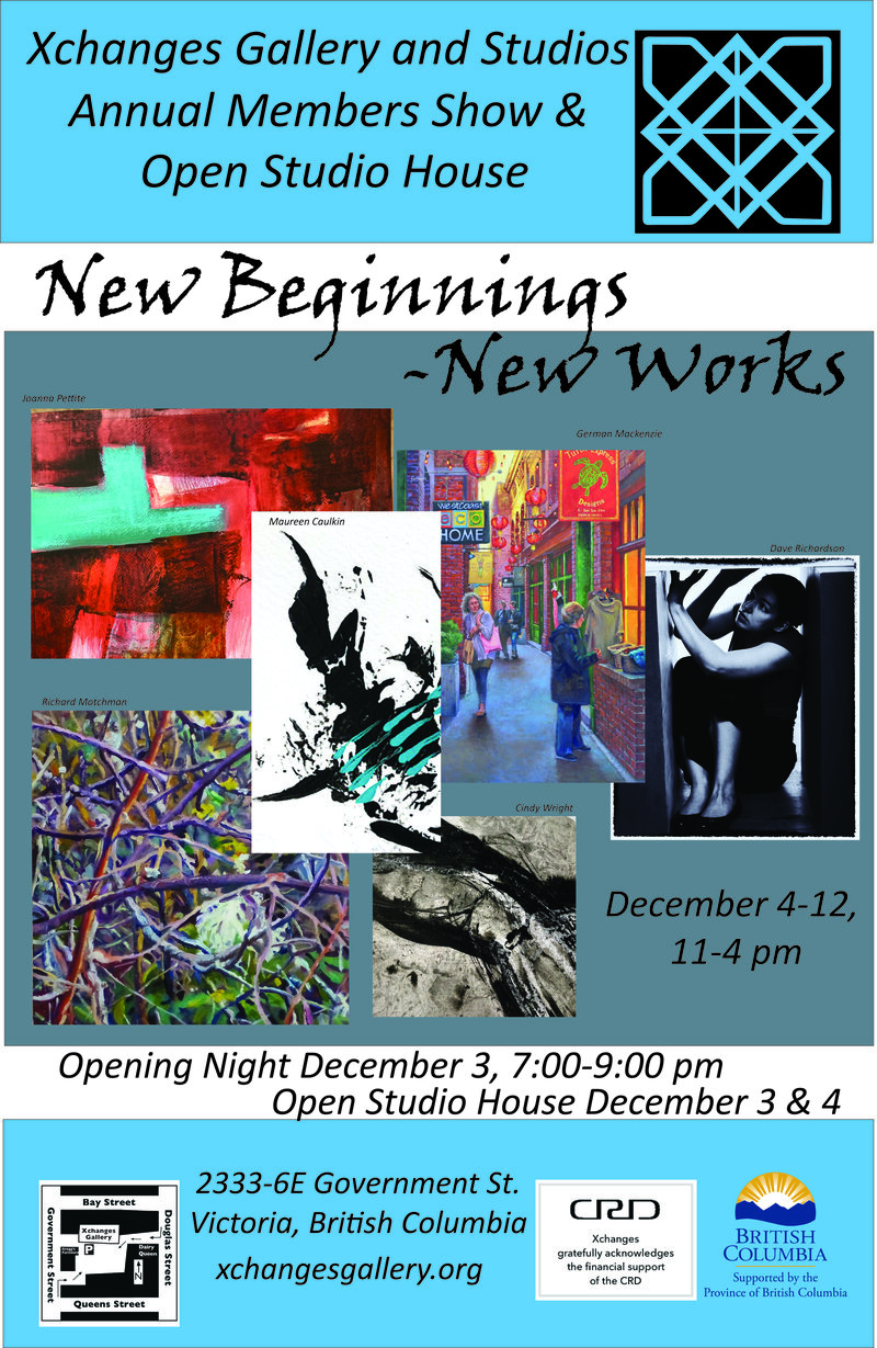 New Beginnings - New Works - Jun 12th @ Xchanges Gallery