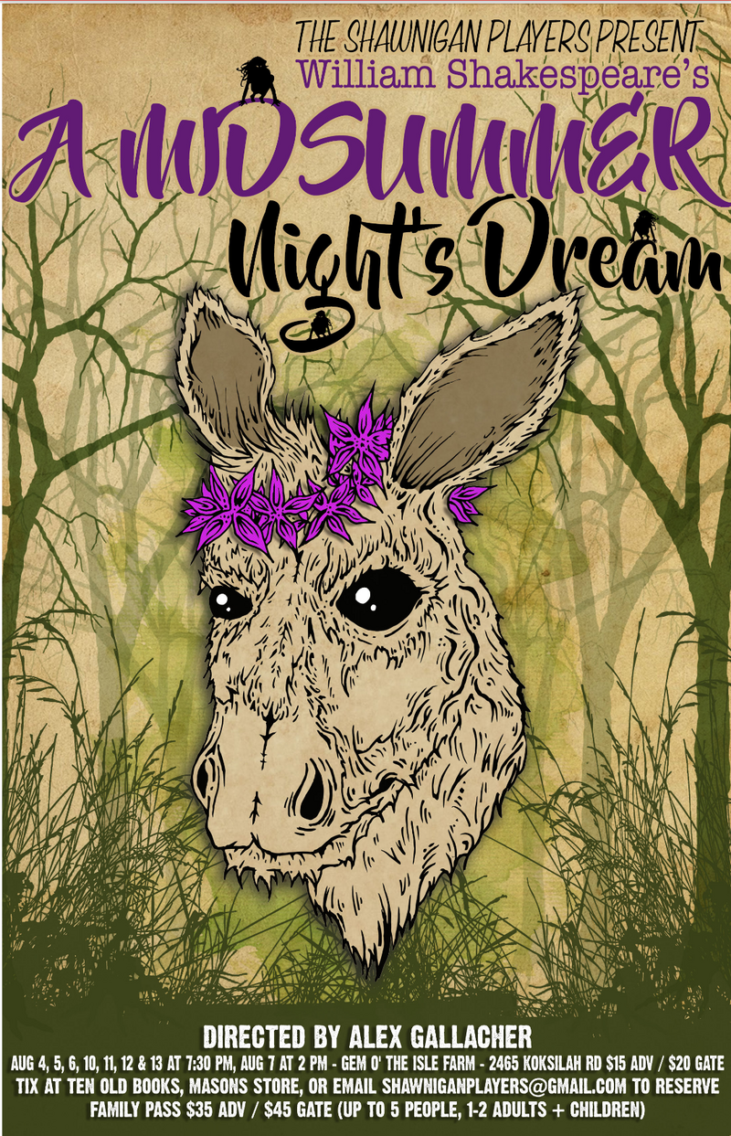 A Midsummer Night's Dream @ The Gem 'O the Isle Sculpture Garden Aug 7 2016 - May 6th @ The Gem 'O the Isle Sculpture Garden