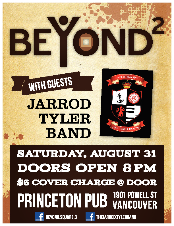 Beyond Square , Jarrod Tyler Band @ Princeton Pub Aug 31 2013 - May 6th @ Princeton Pub