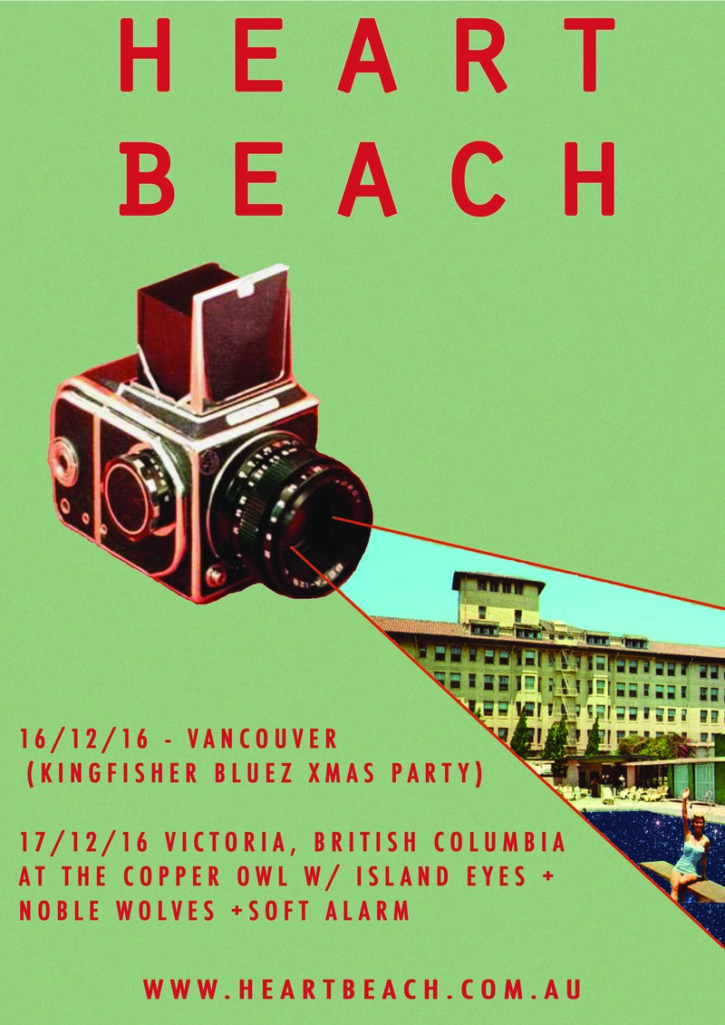 Heart Beach , Island Eyes, Noble Wolves, Soft Alarm @ Copper Owl Dec 17 2016 - May 13th @ Copper Owl