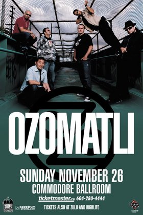 Ozomatli, Santa Lucia LFR, Killa Kela @ The Commodore Ballroom Nov 26 2006 - May 7th @ The Commodore Ballroom