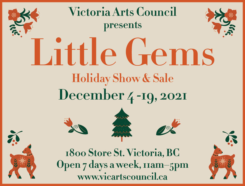 Little Gems Holiday Show & Sale - Jun 8th @ Victoria Arts Council