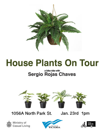 Sergio Rojas Chaves : House Plants on Tour @ PedalBox Gallery , starting at 1056A North Park Jan 23 2016 - Jul 19th @ PedalBox Gallery , starting at 1056A North Park