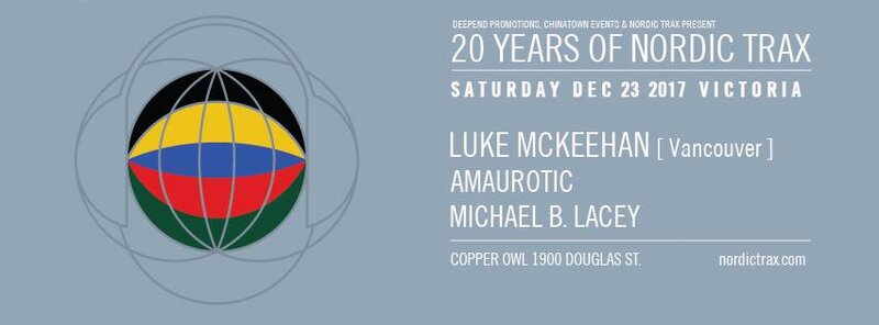Frequency Saturday : 20 Years of Nordic Trax: Luke McKeehan, Amaurotic , MICHAEL B. LACEY @ Copper Owl Dec 23 2017 - Jun 13th @ Copper Owl
